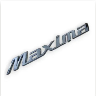 Емблема напис MAXIMA для Nissan 201х26 мм (на скотчі)
