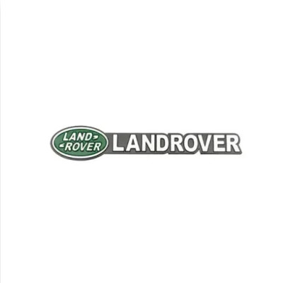 Емблема напис LAND ROVER алюміній (на скотчі)