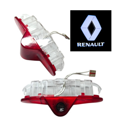 Світлодіодне штатне підсвічування на дверях автомобіля з логотипом Renault Koleos, Laguna II