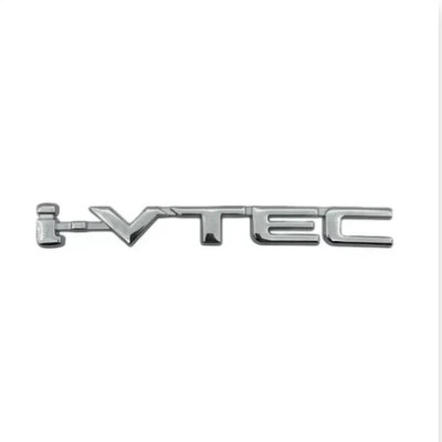 Емблема напис I-VTEC хром 127х14мм металева (на скотчі)