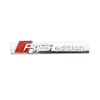 Емблема напис Rsedition для Audi хром 87х16мм металева (на скотчі)
