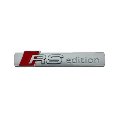 Емблема напис Rsedition для Audi срібло 87×16мм метал (на скотчі)