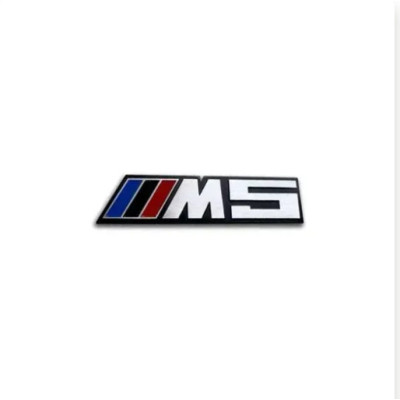 Емблема напис M5 для BMW 129х32мм (на скотчі)