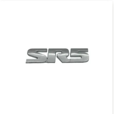 Емблема напис SR5 для Toyota хром 95х25мм метал (на скотчі)