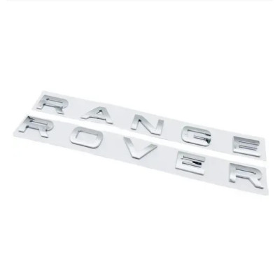 Емблема напис RANGE ROVER хром 720х31мм пластик (на скотчі)