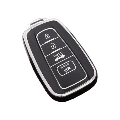 Чохол для ключа Toyota RAV 4 , глянець, чорний