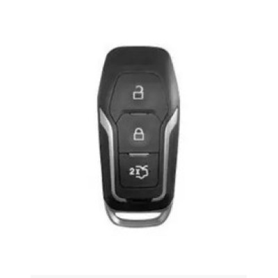 Чохол для ключа FORD Edge, Explorer, Fusion, Mondeo, Mustang чорний під шкіру