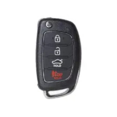 Чохол для ключа HYUNDAI, пластик, чорний