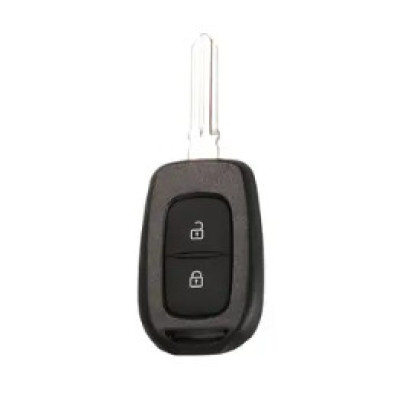 Чехол  для ключа Renault Sandero, Duster, Logan черный глянец