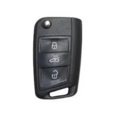 Чохол для ключа Volkswagen, глянець, синій