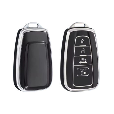 Чохол для ключа Toyota RAV 4 , глянець, чорний