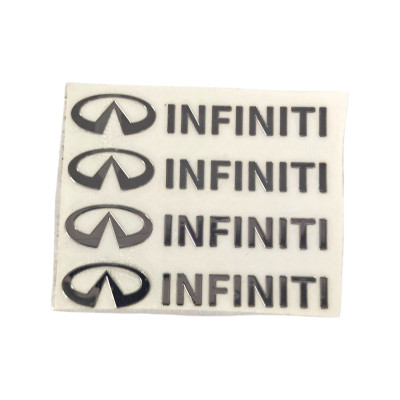 Наклейки металеві Infiniti, 4шт
