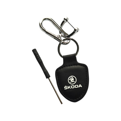 Брелок для ключів Skoda з карабіном