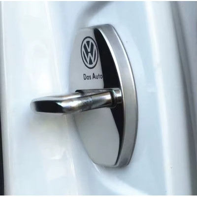 Накладки на дверний замок срібло із логотипом Volkswagen