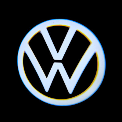 Штатне підсвічування на двері автомобіля з білим логотипом Volkswagen Passat 5