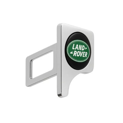 Заглушка ременя безпеки з логотипом Land Rover хром 20х40мм метал