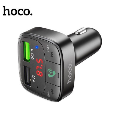 FM Трансмітер + зарядка Quich Charger 3.0 HOCO e59, 2 usb