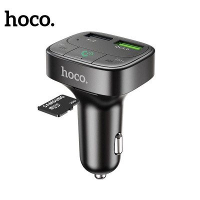 FM Трансмітер + зарядка Quich Charger 3.0 HOCO e59, 2 usb