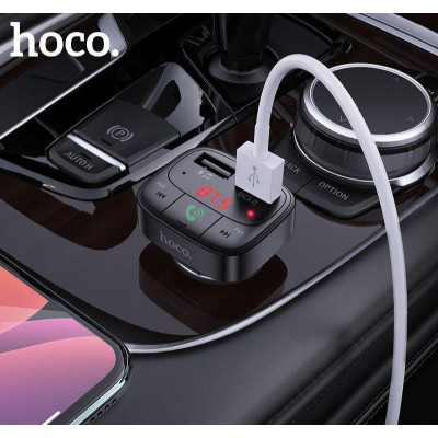 FM Трансмітер + зарядка Quich Charger 3.0 HOCO e59, 2 usb
