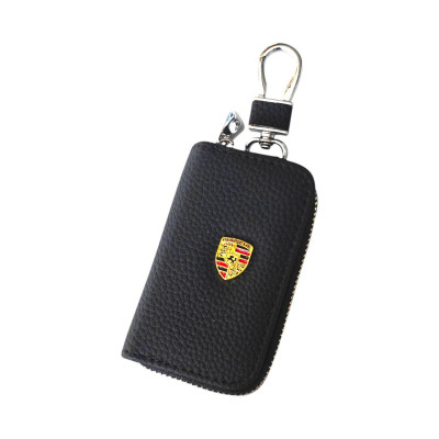 Ключниця для ключів із карабіном Porsche без тексту