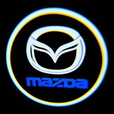 Світлодіодне штатне підсвічування на дверях автомобіля з логотипом MAZDA 6 2004-2008