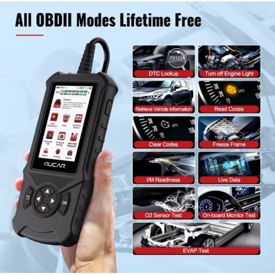 Автомобільний сканер OBD2 MUCAR CDE900, зчитувач кодів помилок, покращений