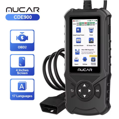 Автомобільний сканер OBD2 MUCAR CDE900, зчитувач кодів помилок, покращений
