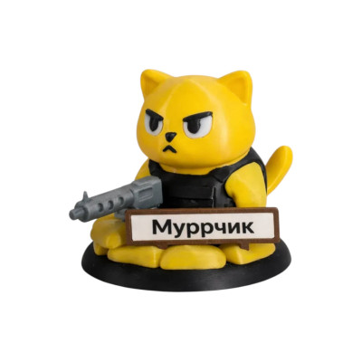 Декоративний котик на панель авто Мурчик