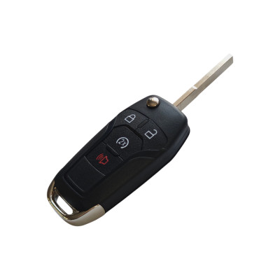Корпус викидного ключа Ford на 4 кнопки, Focus, Fiesta, Mondeo, Kuga