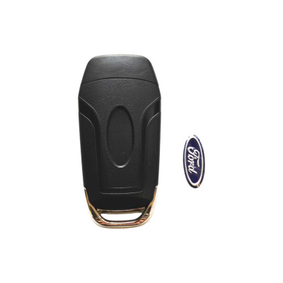 Корпус викидного ключа Ford на 4 кнопки, Focus, Fiesta, Mondeo, Kuga