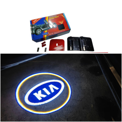 Світлодіодне підсвічування на дверях автомобіля з логотипом KIA