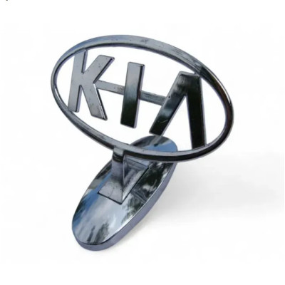Емблема-приціл на капот KIA хром на скотчі (сплав)