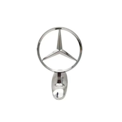 Емблема приціл на капот Mercedes Хром на скотчі (сплав)