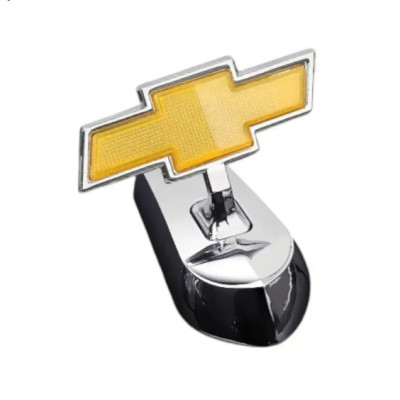 Емблема приціл Chevrolet (металева преміум версія) Хром 140г (на скотчі)