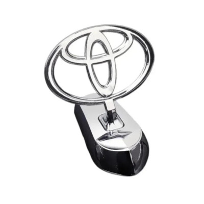 Емблема приціл Toyota (металева преміум версія) Хром 140г (на скотчі)