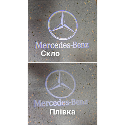 Світлодіодне VIP штатне підсвічування на дверях автомобіля з логотипом Mercedes A, B, C, E, ML, GL class