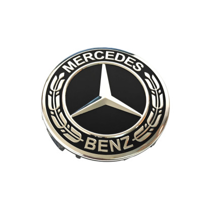 Ковпачки - заглушки в диски Mercedes 75\70мм чорні, А171 400 0025