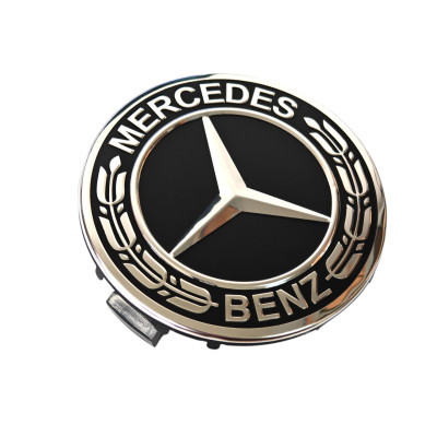 Ковпачки - заглушки в диски Mercedes 75\70мм чорні, А171 400 0025