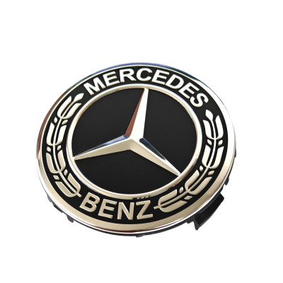 Ковпачки - заглушки в диски Mercedes 75\70мм чорні, А171 400 0025