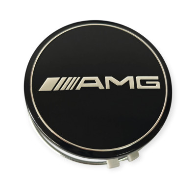 Ковпачки - заглушки в диски Mercedes AMG 75\70мм чорні, А171 400 0025