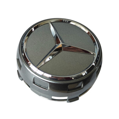 Ковпачки — заглушки в диски Mercedes AMG 75/72 мм сірий, А 000 400 0900