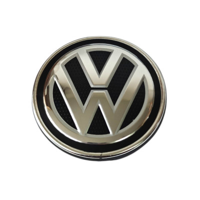 Ковпачки (заглушки) в диски VW (Фольксваген) 56/52 мм Хром чорні 6CD60117