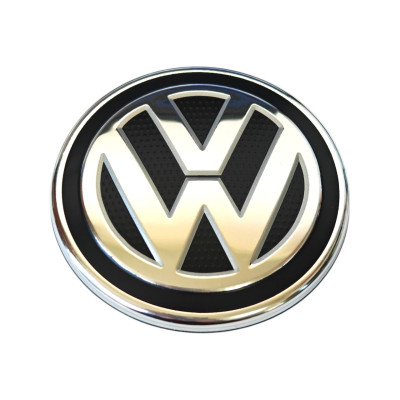 Ковпачки (заглушки) в диски VW (Фольксваген) 66/56 мм Хром чорні 5G0 601171