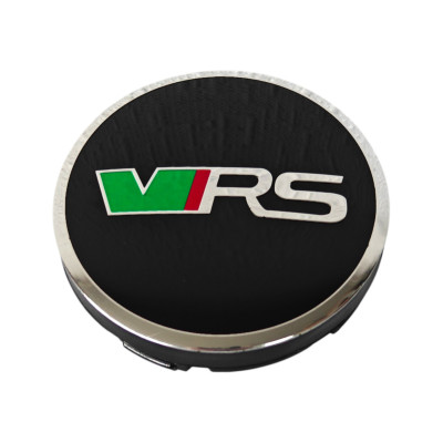 Ковпачки - заглушки в диски Skoda VRS  56\52 мм чорні хром 5JA601151A
