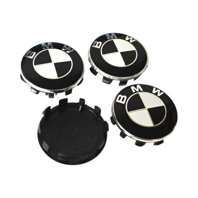 Ковпачки - заглушки в диски BMW  56\54 мм чорні 6857149 01D (36136857149)