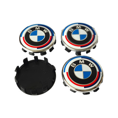 Ковпачки - заглушки в диски BMW ювілейний 56\54 мм 6857149 01D (36136857149)
