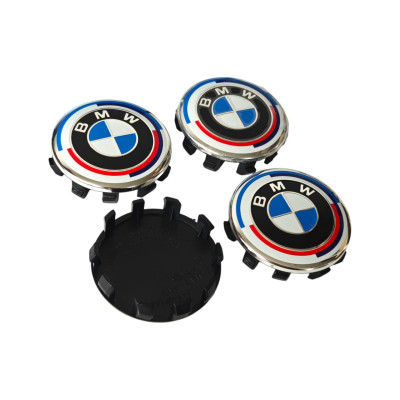 Колпачки - заглушки в диски BMW юбилейный 56\54 мм 6857149 01D (36136857149)