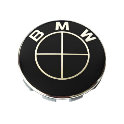 Ковпачки - заглушки в диски BMW чорний 68\65 мм 36136783536