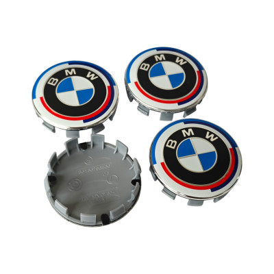 Ковпачки - заглушки в диски BMW ювілейний 68\65 мм 36136783536