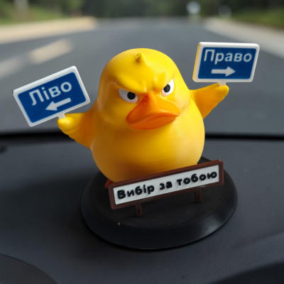 Декоративна качка ліво - право, Вибір за тобою